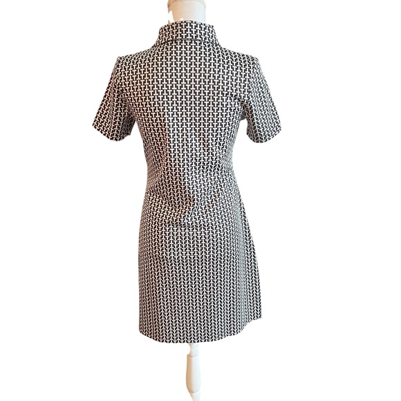 Tory Burch Sport JACQUARD COLOR BLOCK DRESS Tennis Golf SMALL NEW WITH TAGS - Picture 4 of 12